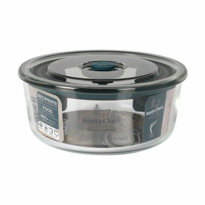 Santa Clara Hermetisk madkasse Santa Clara Grå 850 ml (4 enheder)