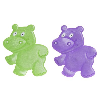 DKD Home Decor Bademåtte DKD Home Decor 10 x 1 x 13 cm Syren Grøn Børns PVC (2 enheder)