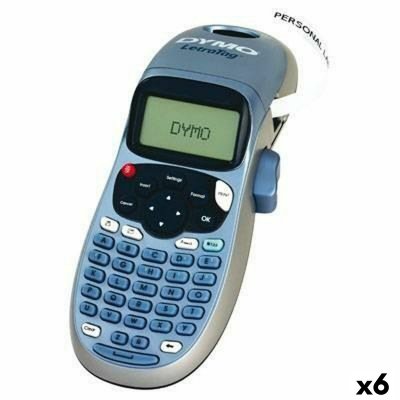Dymo Elektrisk labelmaker Dymo LetraTag LT-100H Blå Grå (6 enheder)