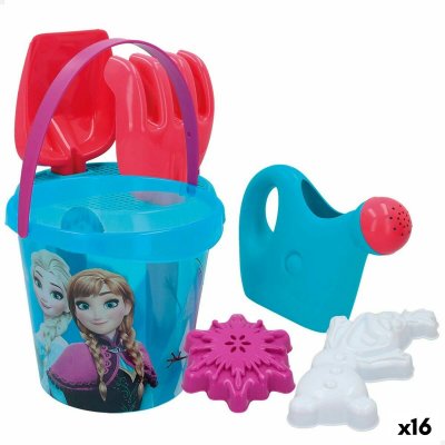 Frozen Sæt med legetøj til stranden Frozen Ø 18 cm (16 enheder)