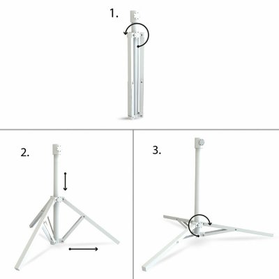 Aktive Fod for strandparasol Aktive 78,5 x 58,5 x 78,5 cm 78 x 58 x 78 cm (4 enheder)