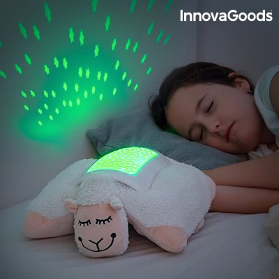 InnovaGoods Blødt Bamse Får LED Projektor