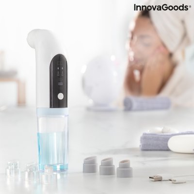InnovaGoods Genopladelig ansigtsrens Hydro-cleanser til rensning af urenheder i ansigtet Hyser InnovaGoods