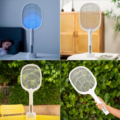 Genopladelige Insect Killer Ketcher med UV Light 2 i 1 Elecfly InnovaGoods