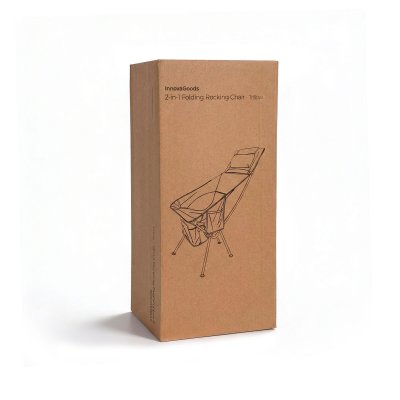 2-i-1 sammenklappelig campinggyngestol med lomme, pude og bæretaske Trillow InnovaGoods